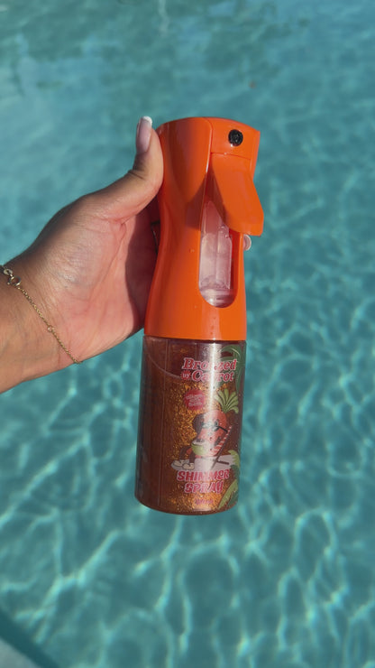Bronzed Shimmer Tanning Oil Spray