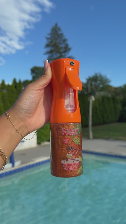 Bronzed Shimmer Tanning Oil Spray